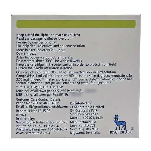 tresiba penfill 3 ml